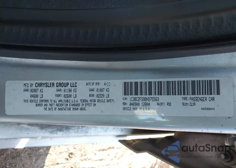 2011 Chrysler 200 Limited from USA, damaged, VIN 1C3BC2FG9BN575563